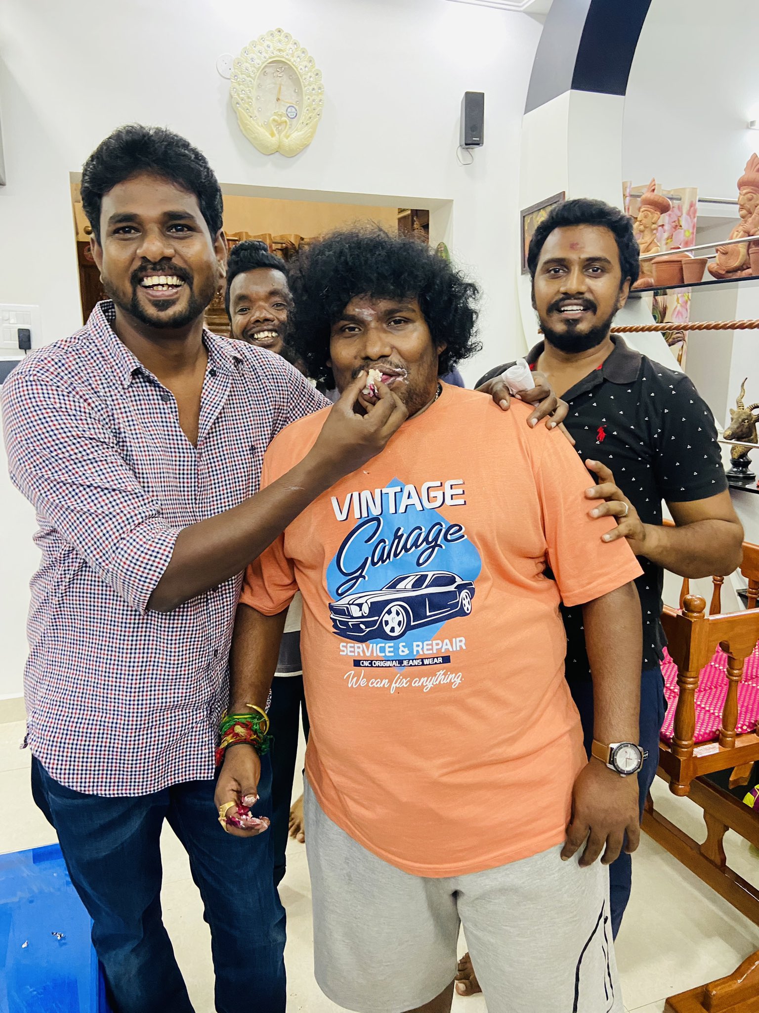 Popular director reveals Yogi Babu's son's name; viral naming ceremony pics