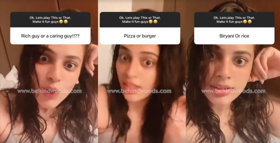 nandita swetha viral answer for fans question trending 