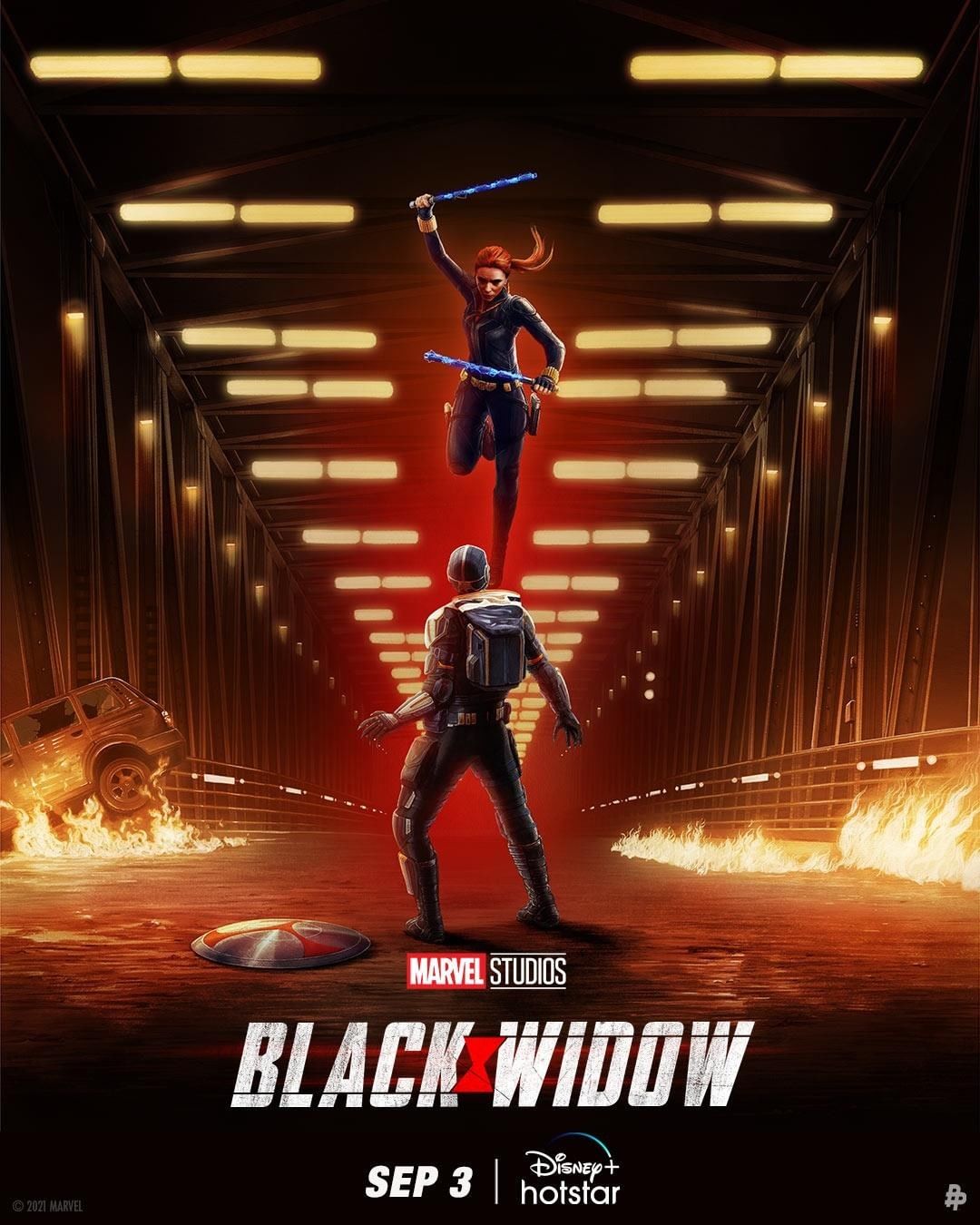 Black Widow released on Disney plus hotstar ப்ளாக் விடோ