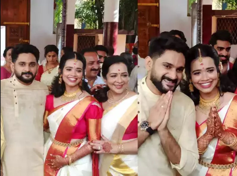 Thala Ajith’s Yennai Arindhaal actress' daughter Nandana Ajith gets married; viral pics and video ft Devi