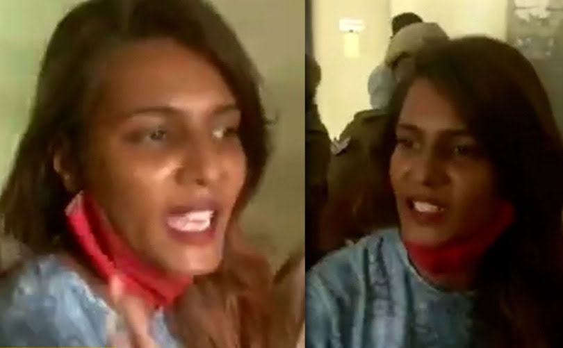 meera mithun releases from puzhal in bail viral video