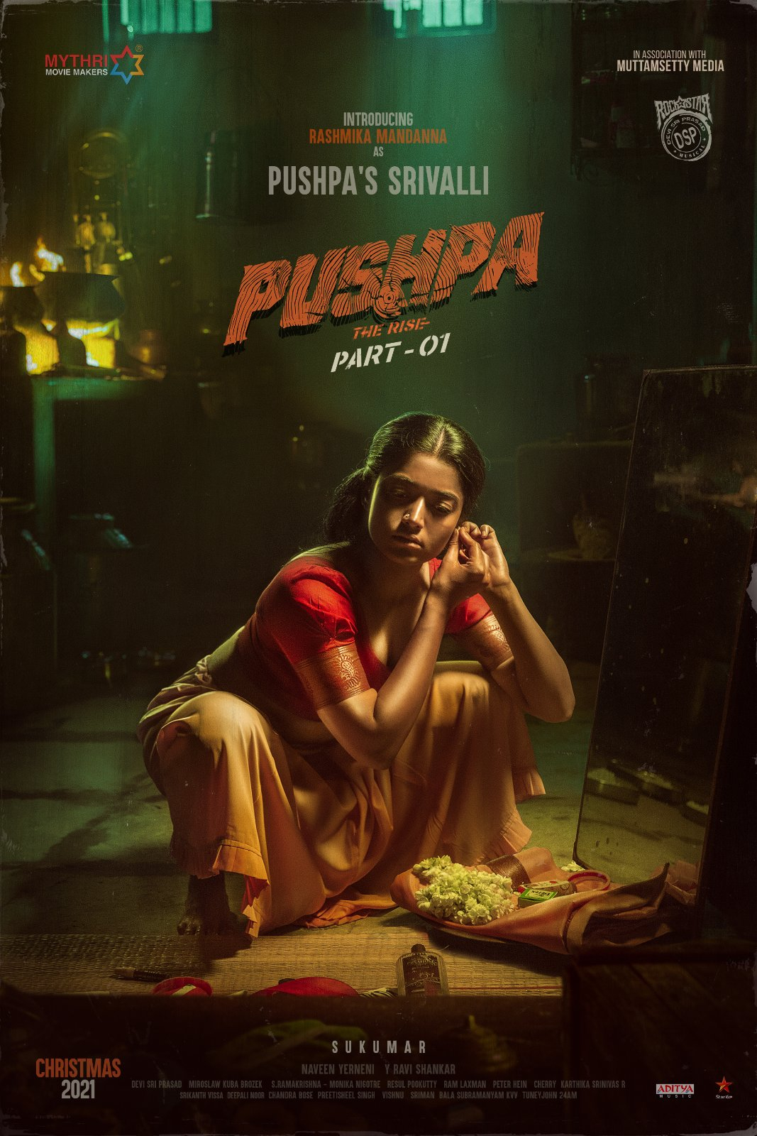 Actress Rashmika Mandanna looks unrecognizable from pushpa