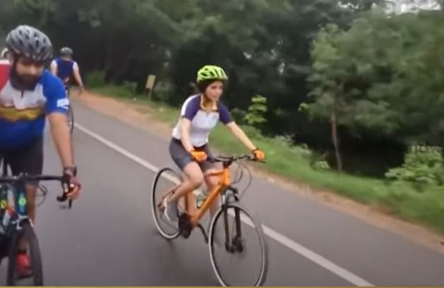 everyday inspiration samantha cycling ride video