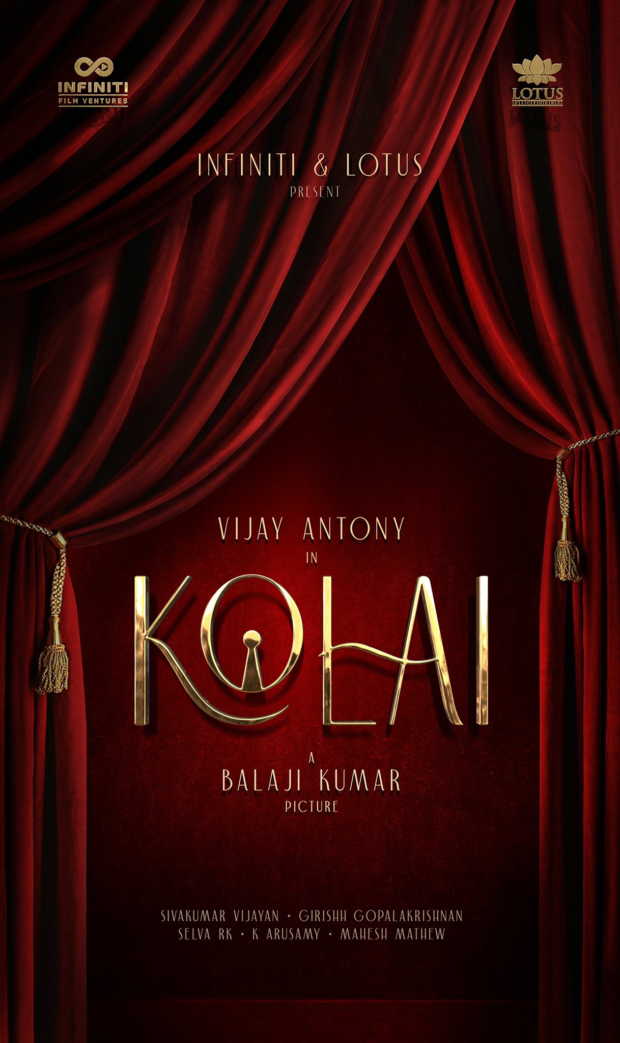 vijay antony next movie titled as kolai official firstlook