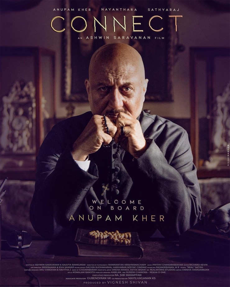 Popular Hindi actor Anupam Kher proud of the Tamil “Connect”