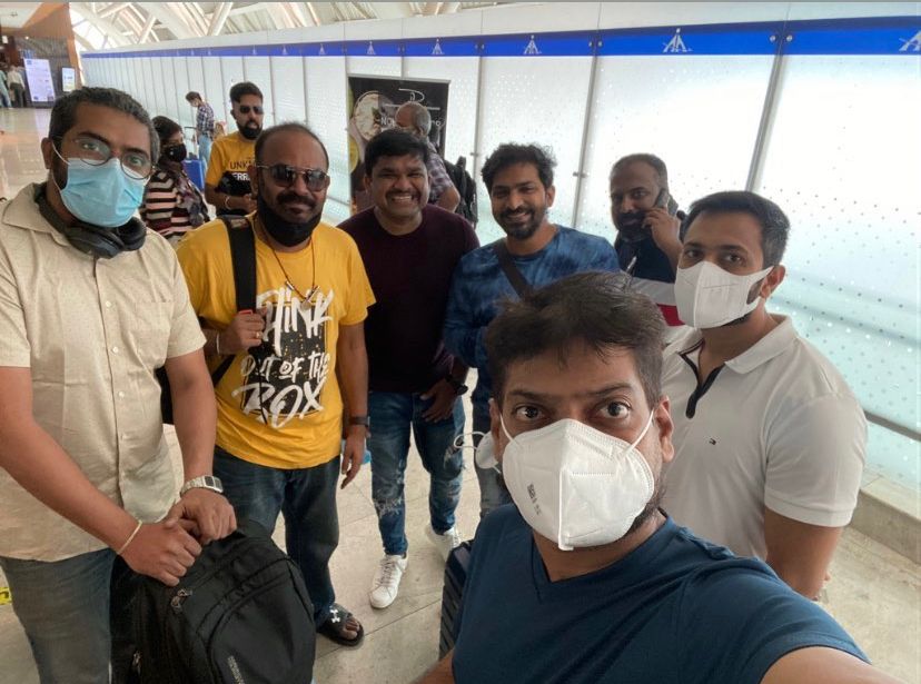 Maanadu crew flying Mumbai screening for Bollywood celebrities