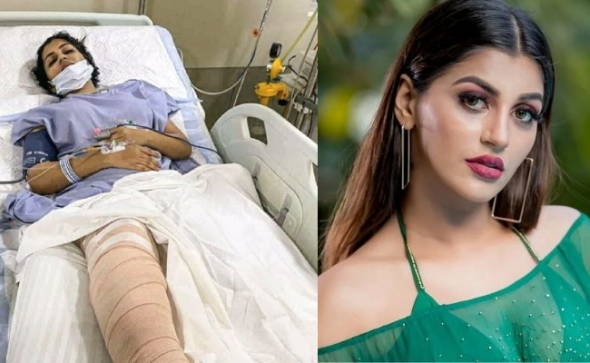 Yashika Aannand visit her accident spot exclusive video 