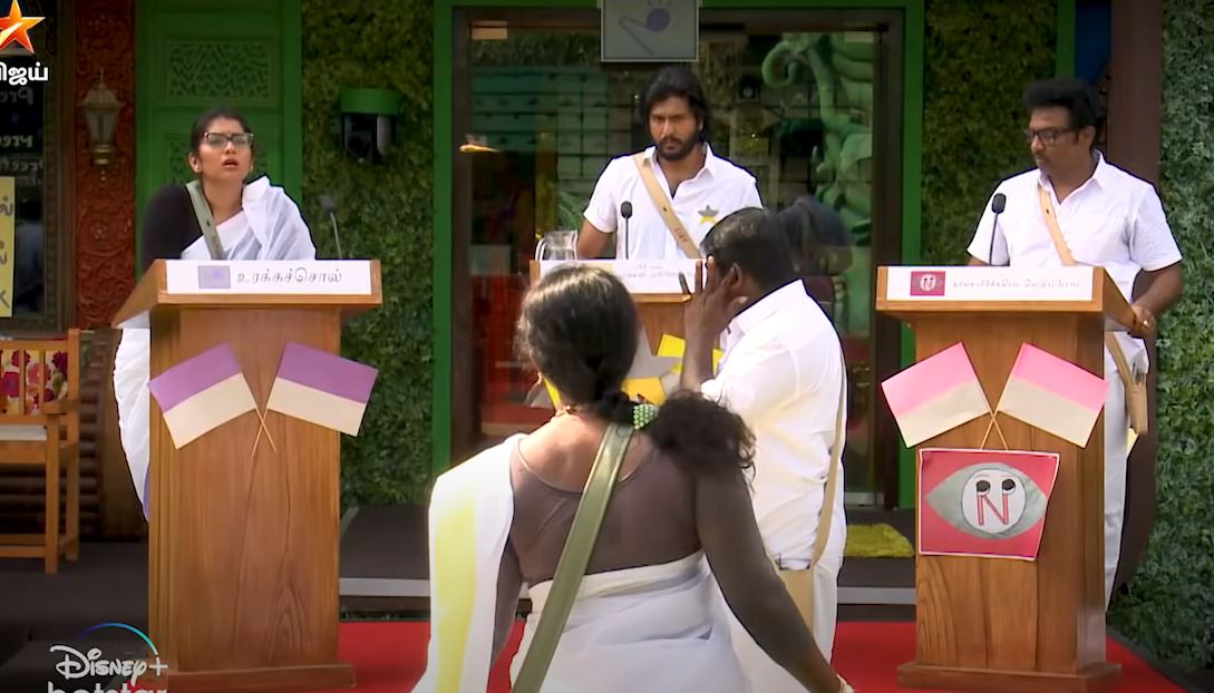 bigg boss tamil 5 popular contestent become leader in election