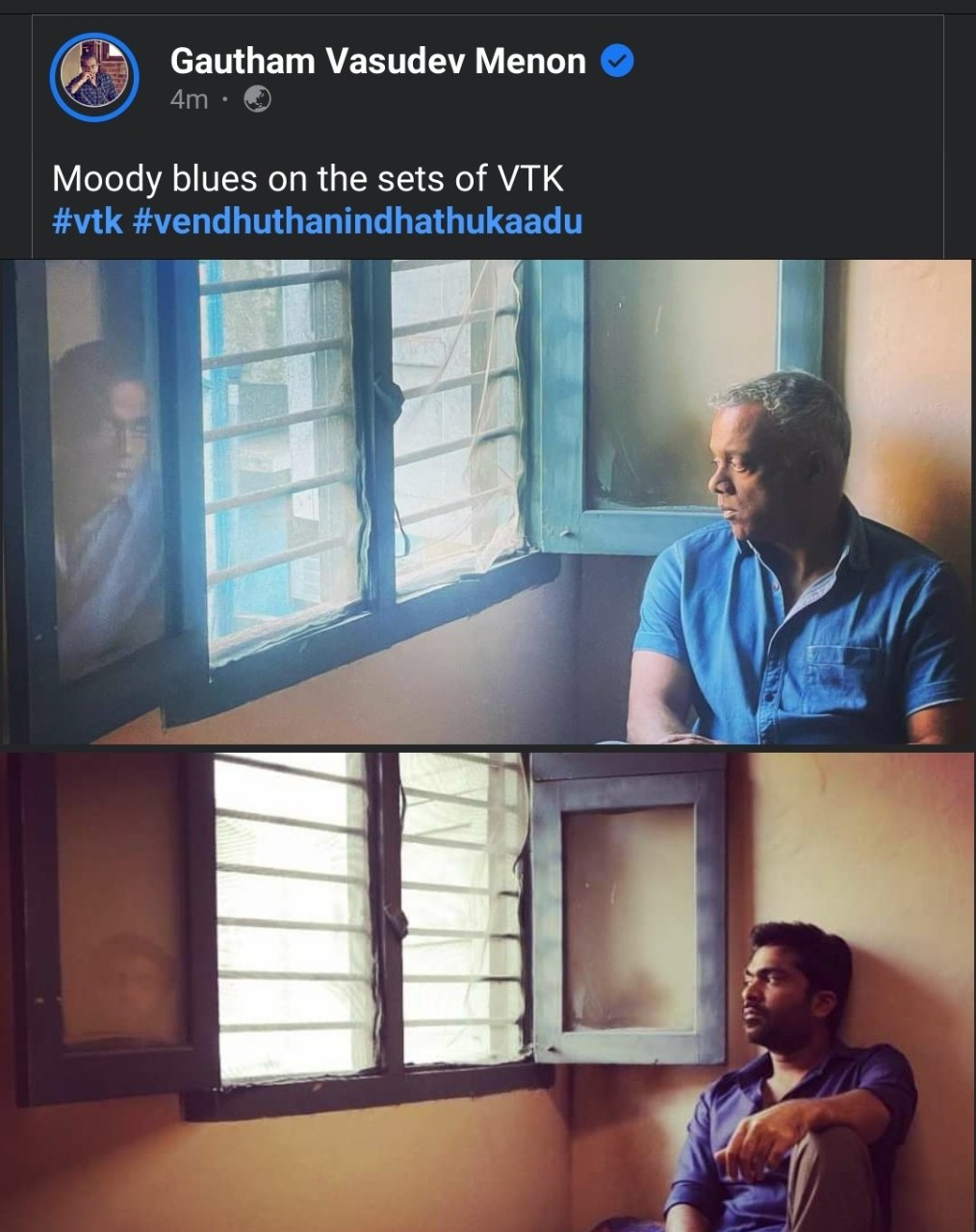 Venthu Thaninthathu Kaadu Movie BTS Image Went Viral 