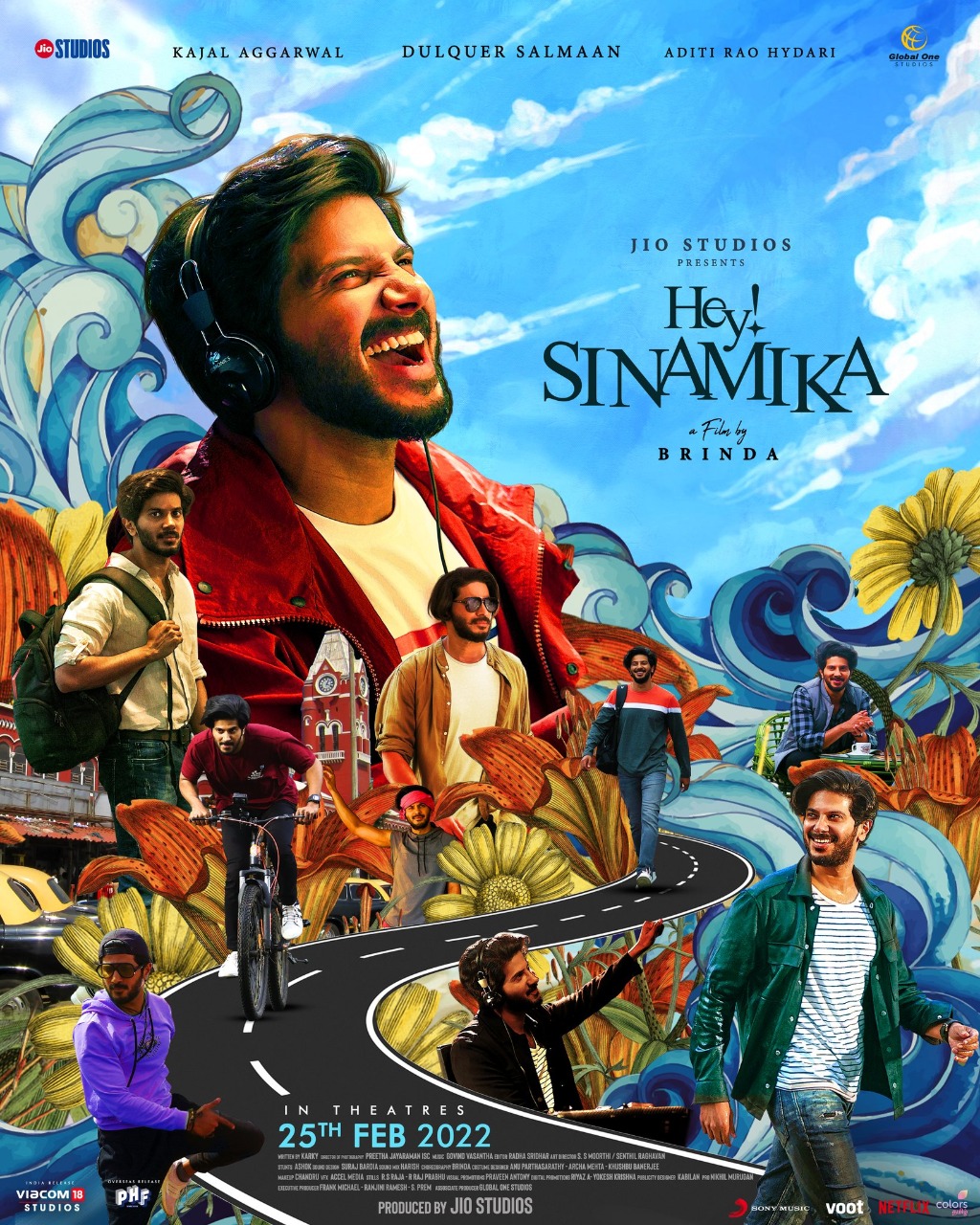 Hey Sinamika Movie Kajal Agarwal Character Look Poster Released