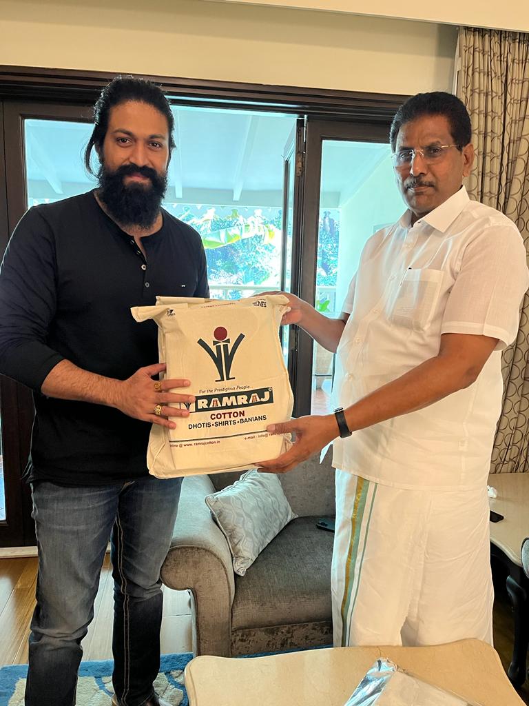 KGF star Yash becomes the brand ambassador for Ramraj Cottons