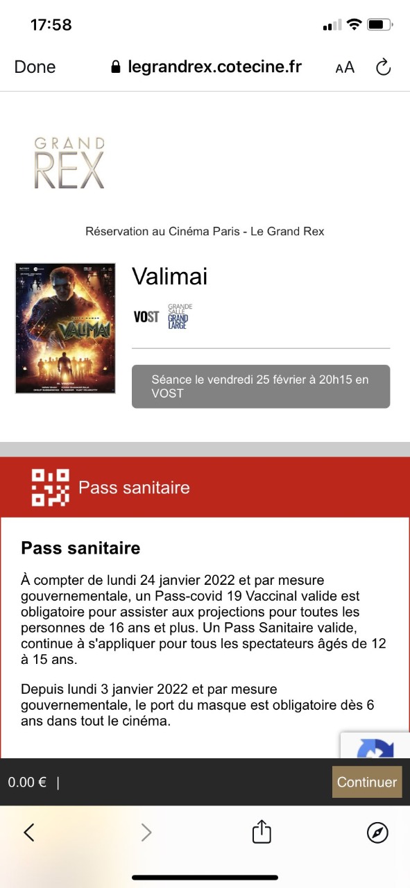 Ajith Kumar Valimai Movie Releasing at Le grand Rex theater Paris