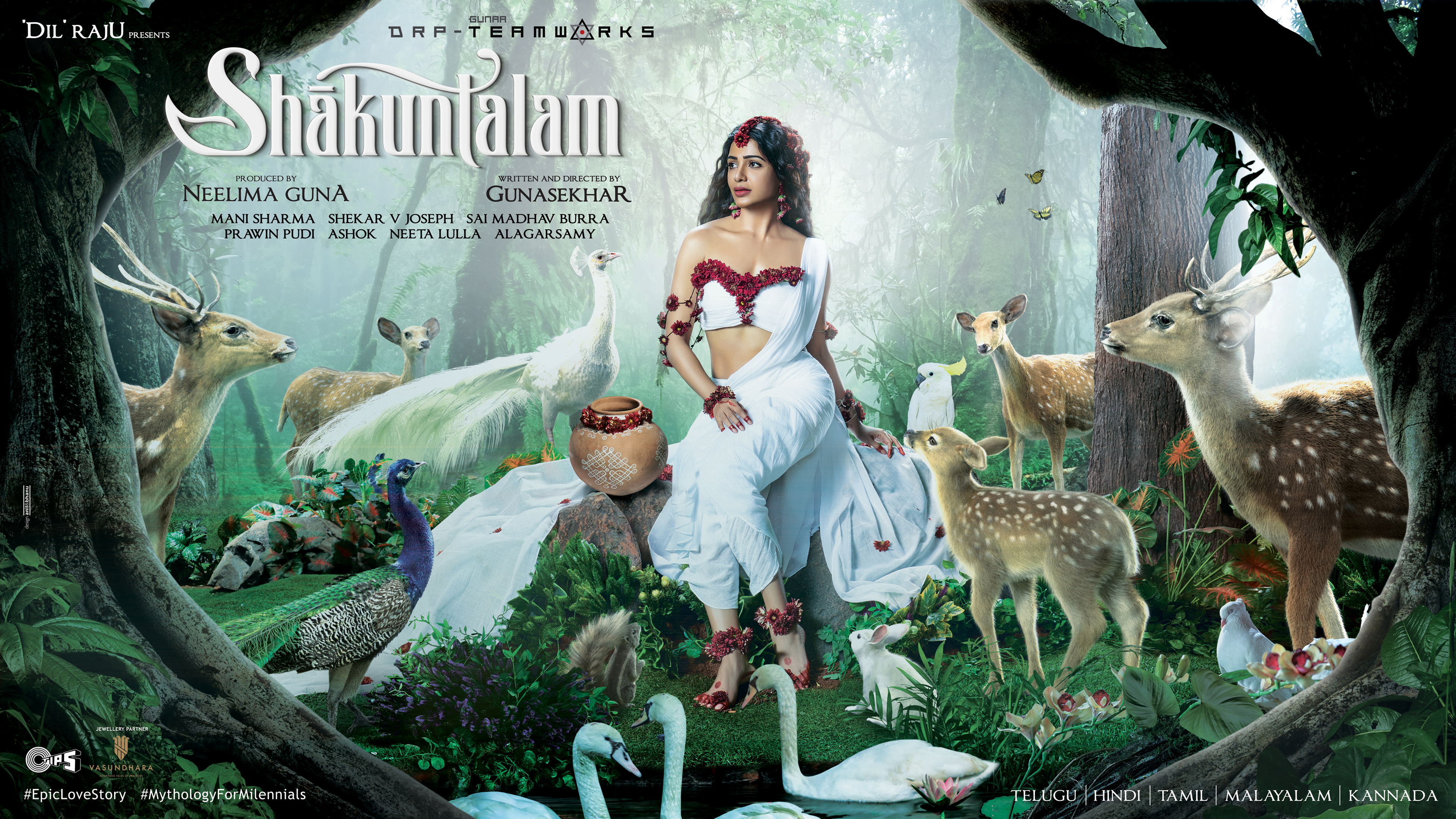 Samantha oozes with grace in Shakuntalam movie first look poster