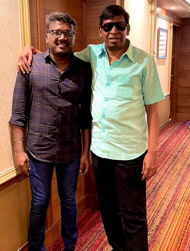 Mariselvaraj fanboy moment with vadivelu sharing a picture