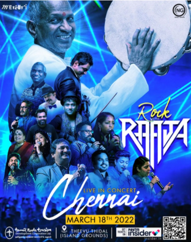 Ilayaraja live concert in Chennai ticket booking opened