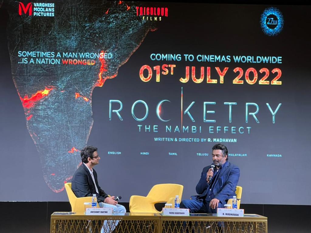 R Madhavan’s “Rocketry: The Nambi Effect” trailer at Dubai Expo
