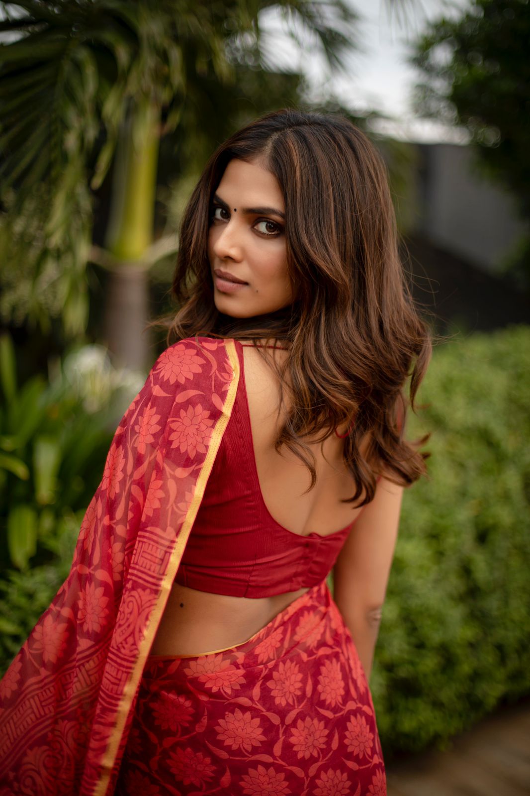 Saree that make me feel the prettiest Malavika Mohanan Latest Picture goes viral