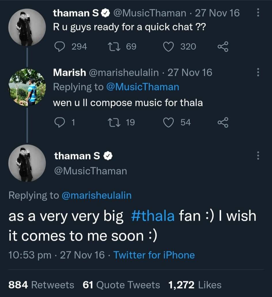 Music Director Thaman about Thalapathy Vijay 66 Movie 