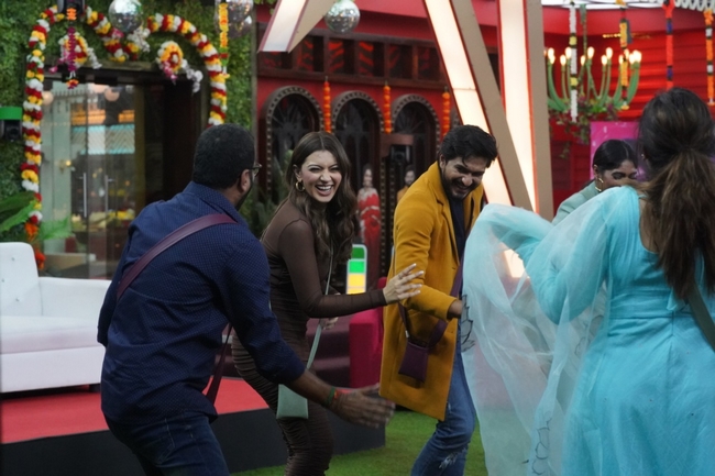 Hansika starring new web series title revealed in bigg boss house