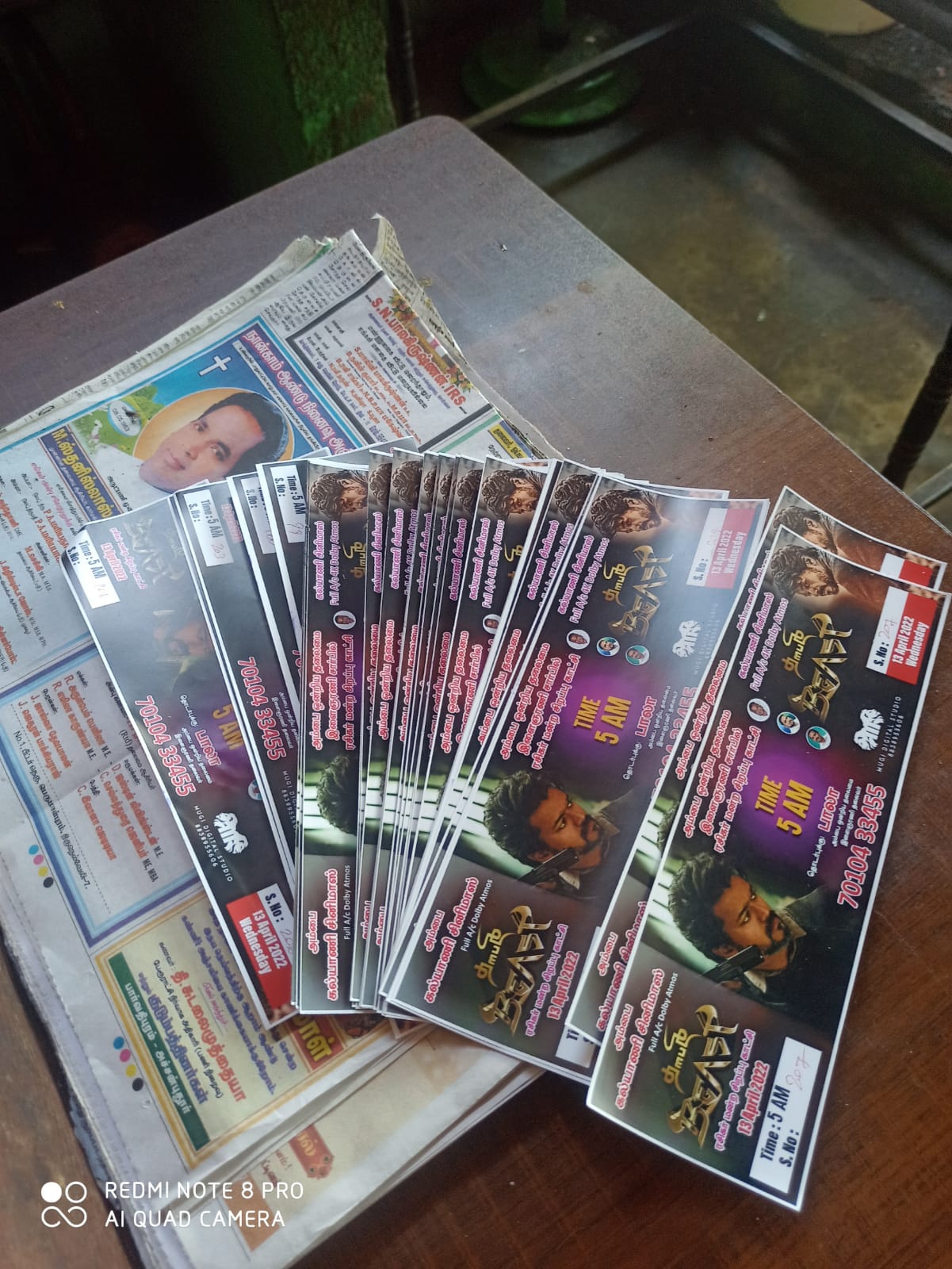 Kothu parotta free with the purchase of Vijay Beast FDFS tickets