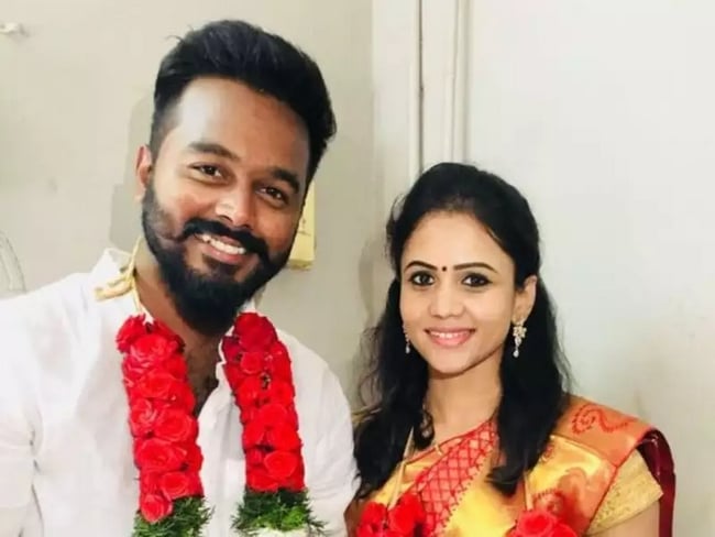 Manimegalai booked a new BMW bike for his husband