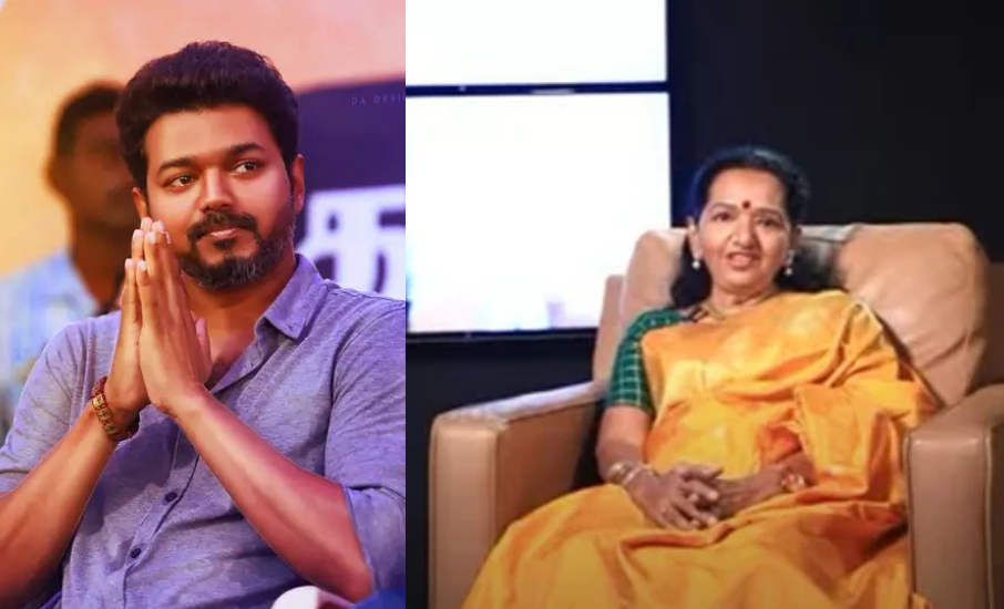 Vijay mother shoba chandrasekhar exclusive program