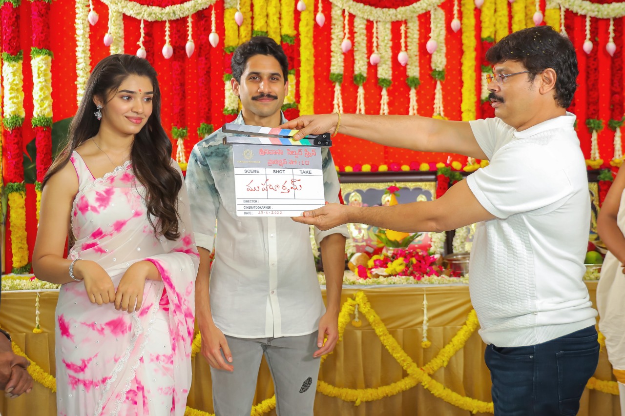 Venkat Prabhu Naga Chaitanya New Movie Shooting Poojai Stills Released
