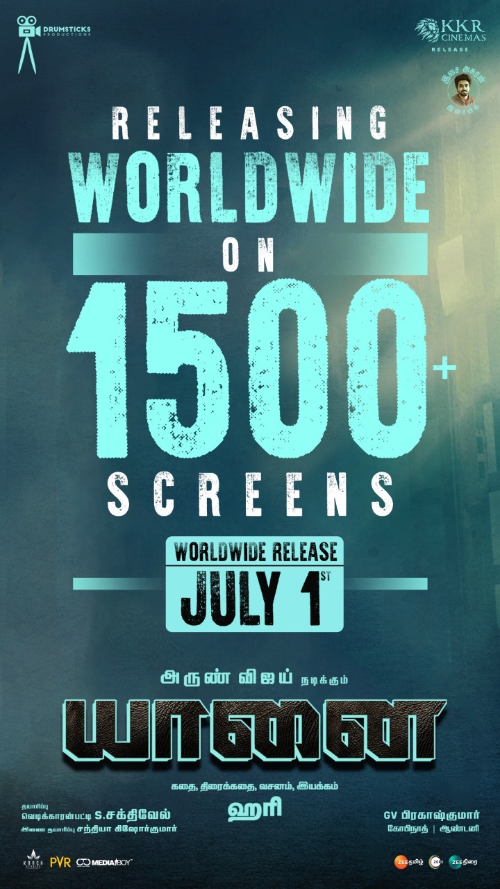 Arun Vijay Hari Yaanai Movie Worldwide Theatre Count