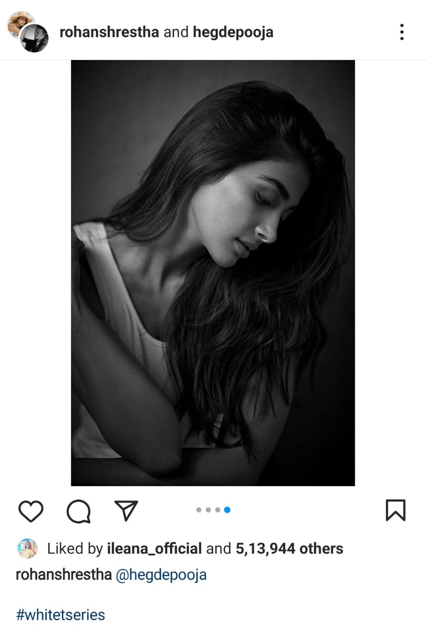 Pooja Hegde White T Series Photoshoot Pictures