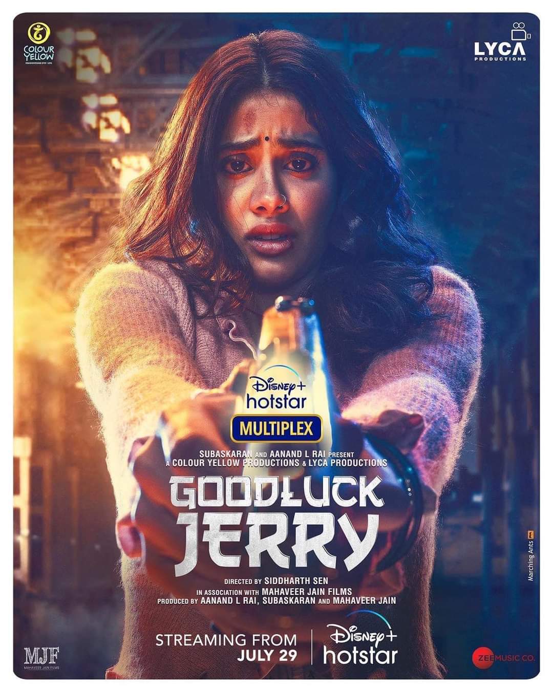 Nayanthara Kolamavu Kokila Remake Janhvi Kapoor Good Luck Jerry Poster