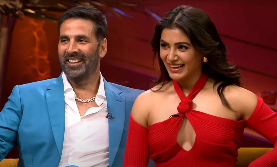 Koffee with Karan 7 Akshay kumar samantha oo antava dance