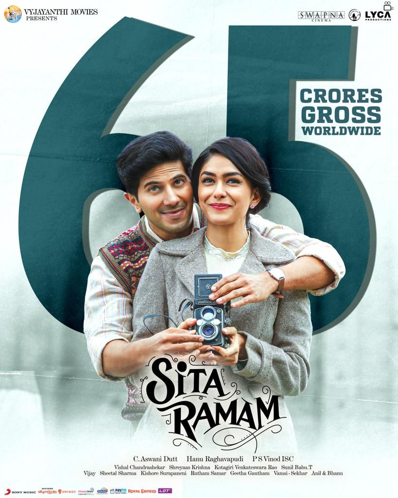 Sita Ramam Collects 65 Crore plus Gross Worldwide