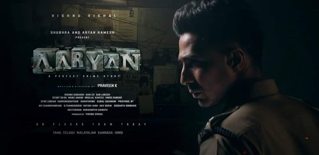 Vishnu Vishal Aaryan first look motion poster Released