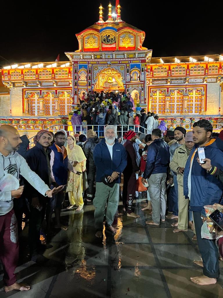 AjithKumar AK In Kedarnath and Bhadrinath temple today