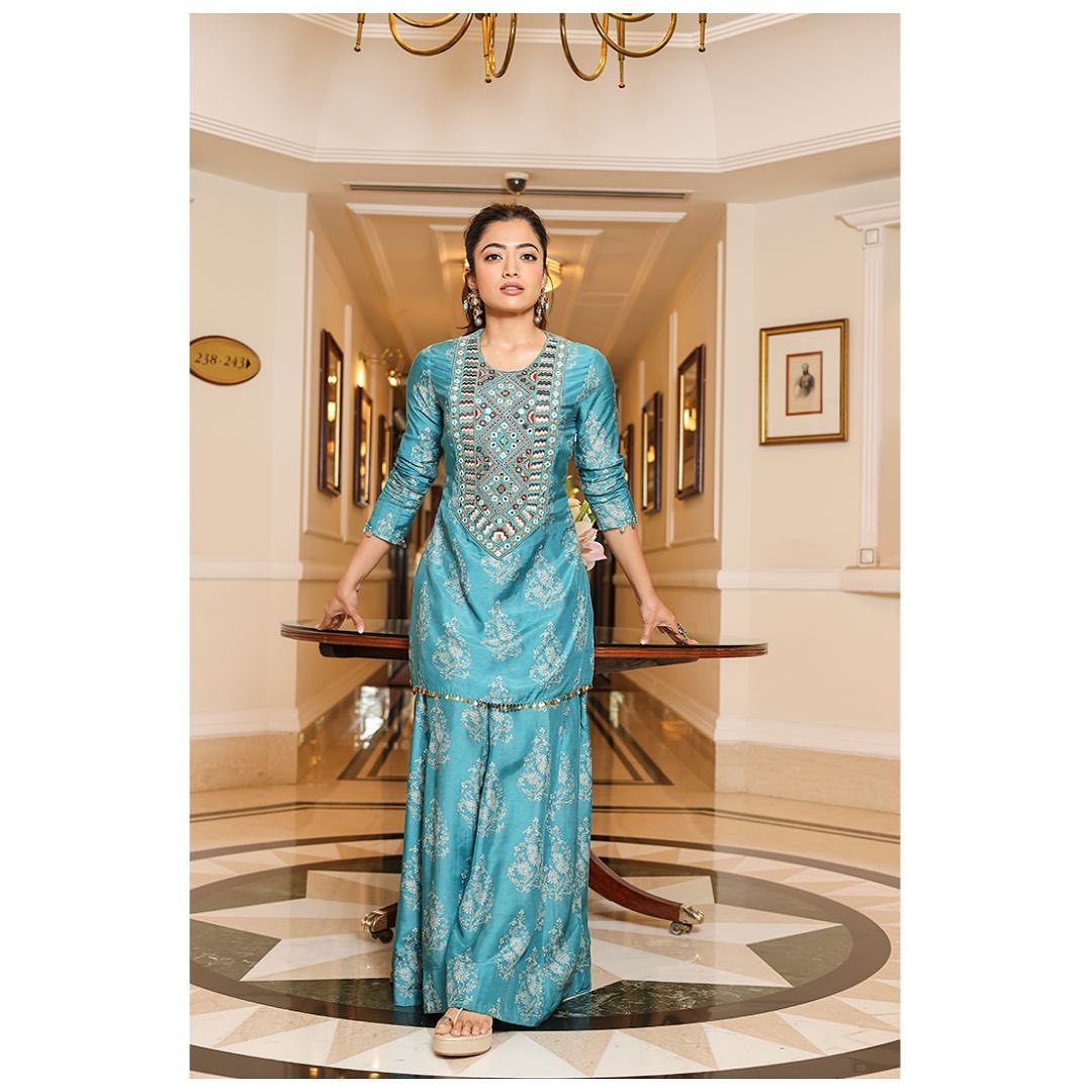 Actress Rashmika Mandanna at Delhi Imperial Delhi Hotel