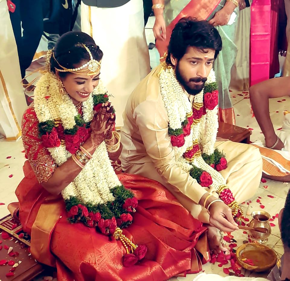 Harish Kalyan marries Narmada Udayakumar wedding Photos 