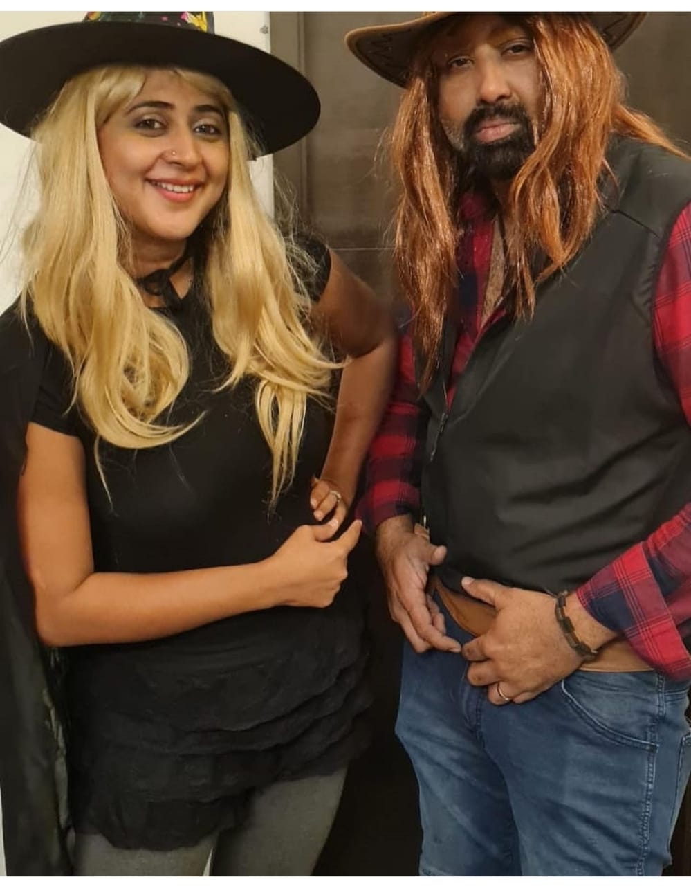 Kaniha Latest Photos with Her Son for Halloween Day