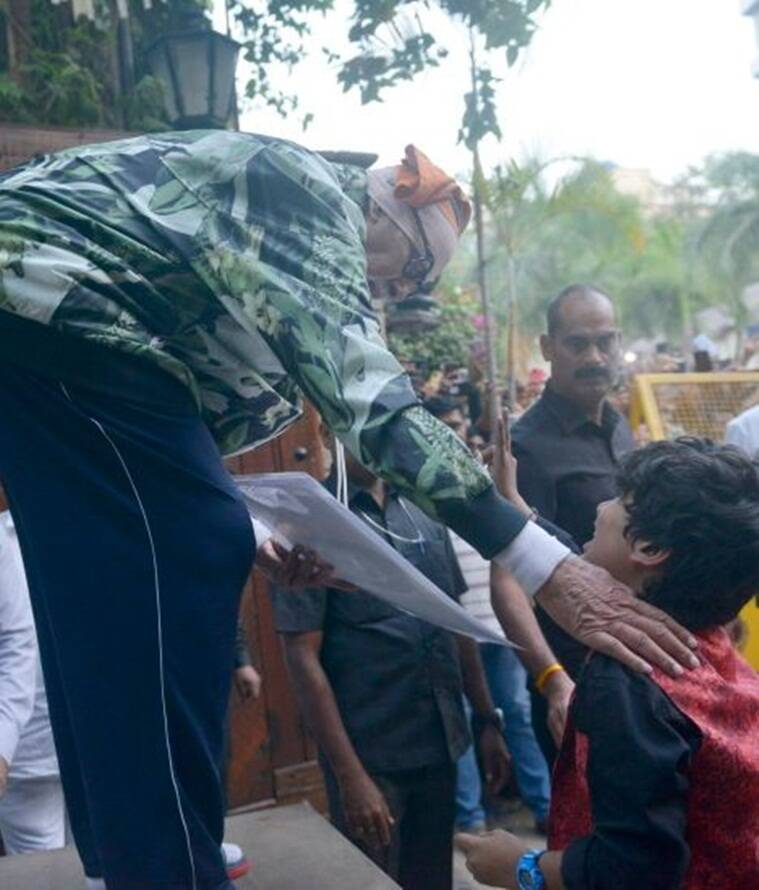 Amitabh Bachchan Shares Pics As Young Fan Breaks Security Cordon