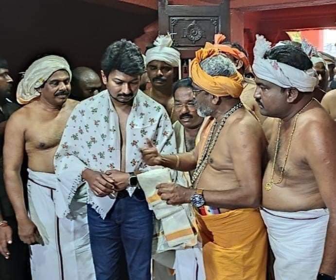Bala janathipathi post about Udhayanidhi Stalin ayya Vaikundar temple visit 