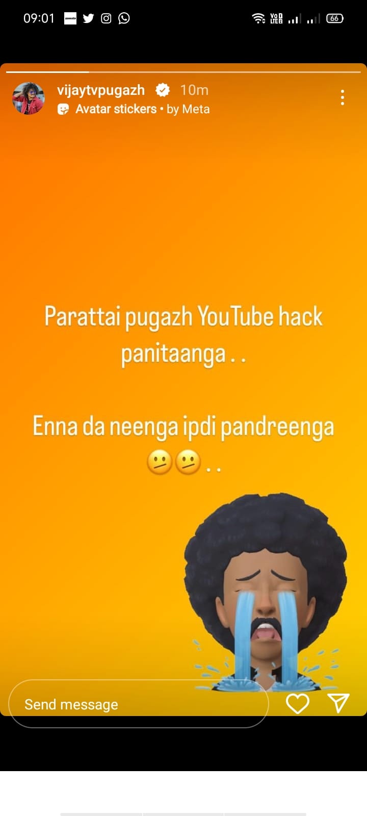 Cook with Comali Pugazh YouTube channel hacked