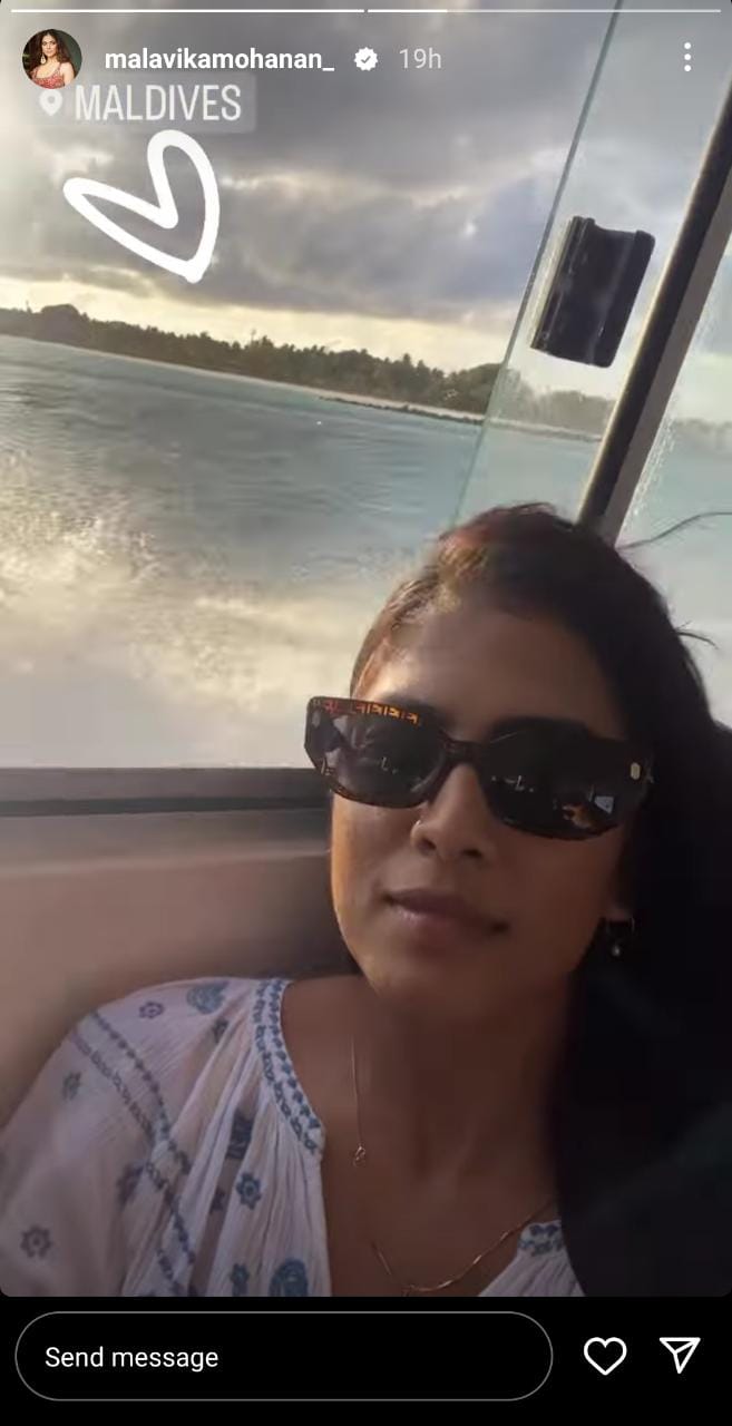 Malavika Mohanan Travelling to Maldives