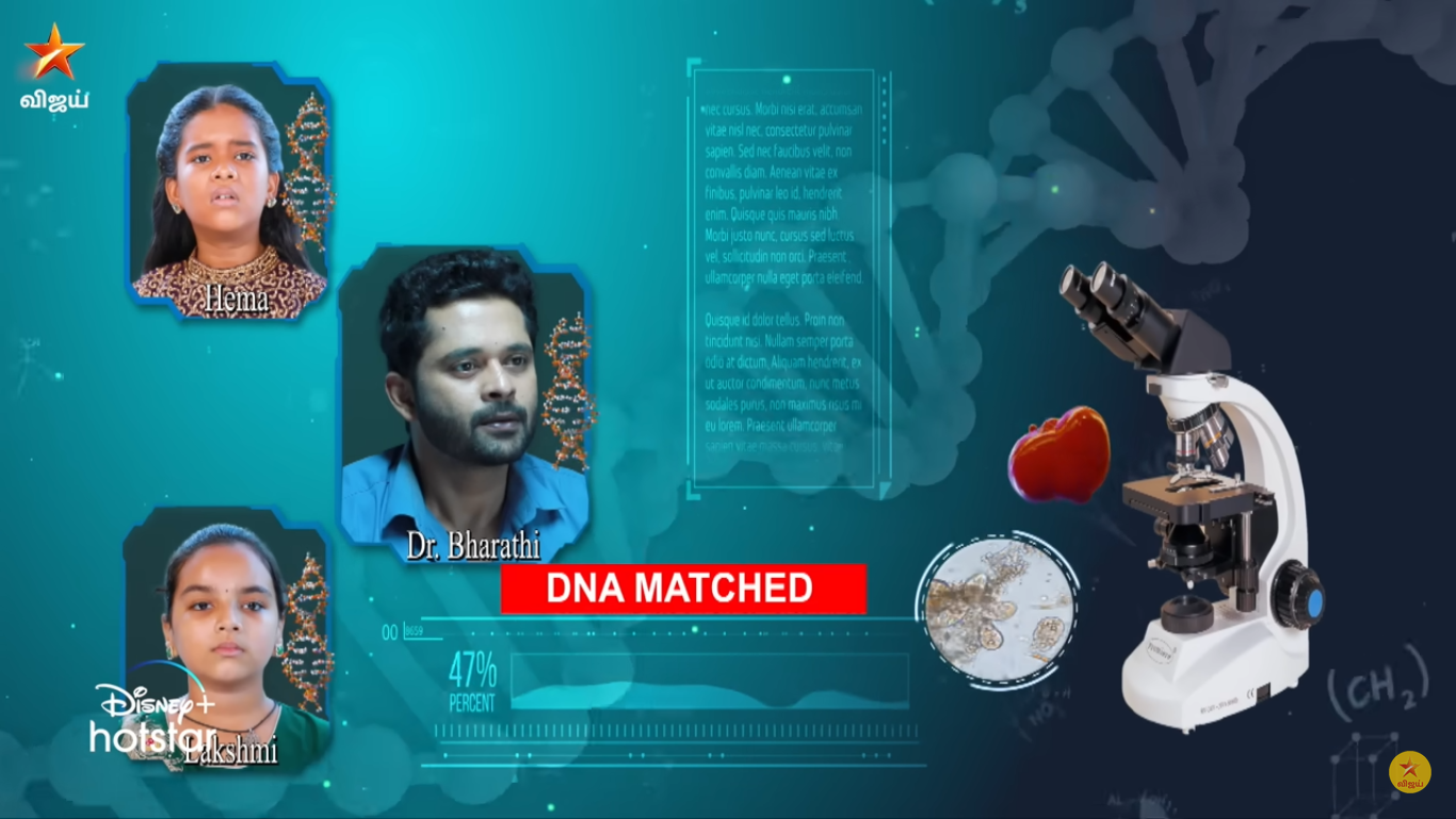 Bharathi Kannamma Doctor explains DNA result to Bharathi 