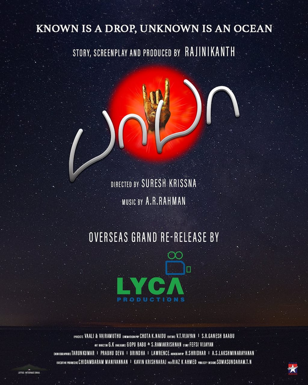 Lyca bagged Rajinikanths Baba overseas Re Release rights 