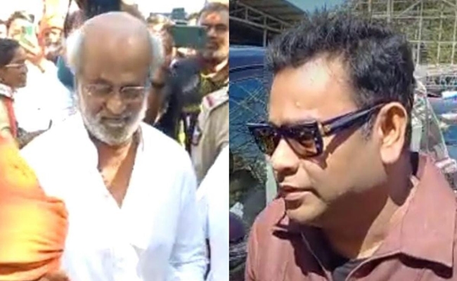 Super Star Rajinikanth AR Rahman Visit Kadapa Dargah today