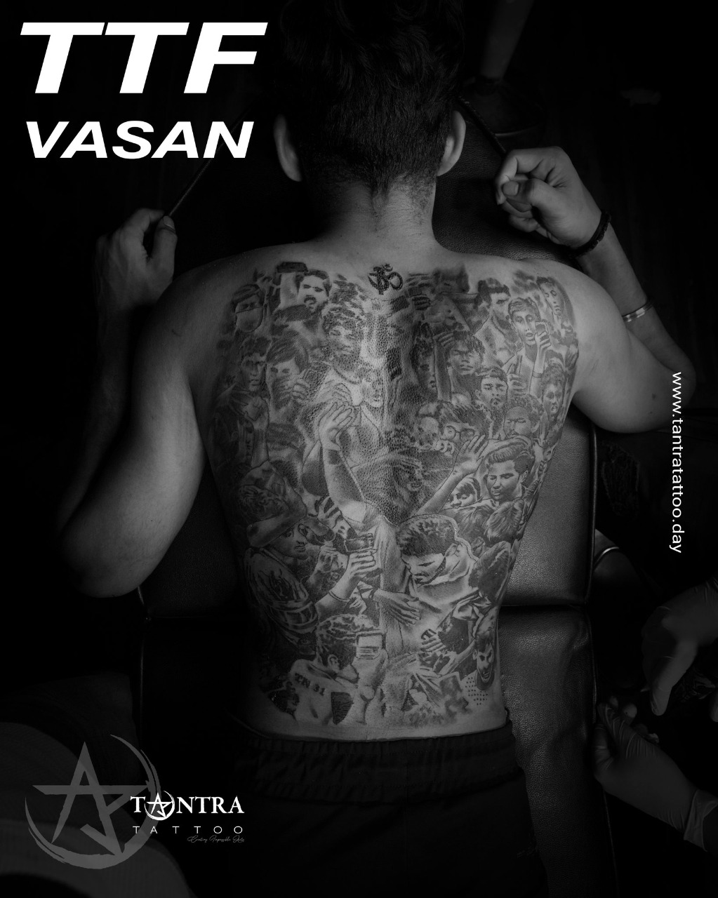 Youtuber TTF Vasan creates World Record for Tattooed fans face
