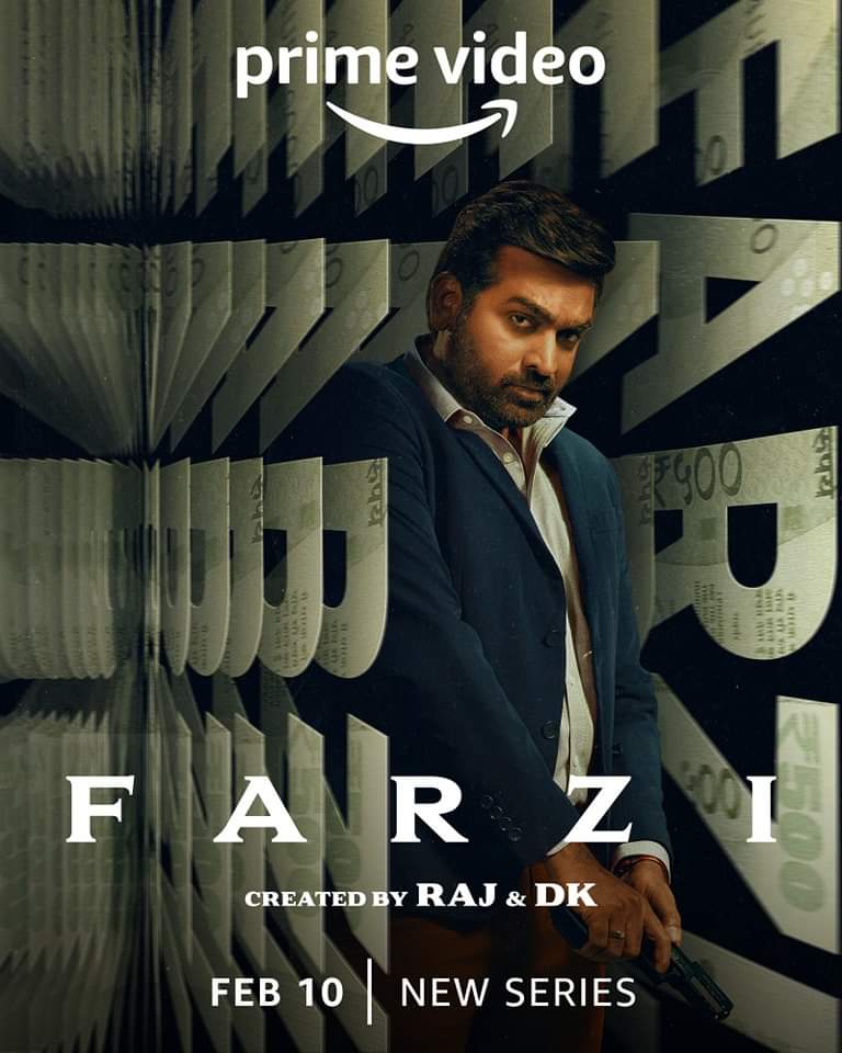 Vijay Sethupathi Raj and DK Farzi Web Series First Look Poster