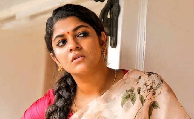 A fan misbehaved with Aparna Balamurali Thankam 