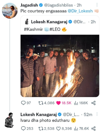 Leo Shooting spot picture Lokesh Vijay GVM viral