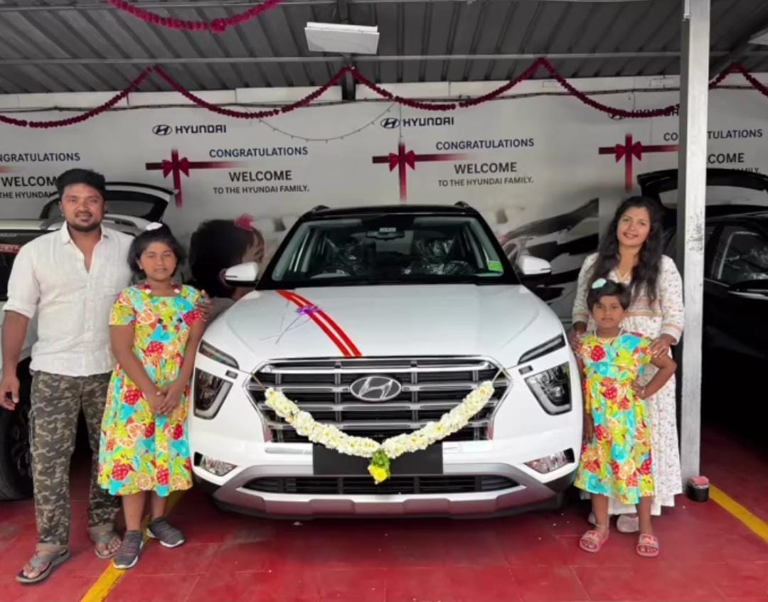 Actor Bala Saravanan Gifted Hyundai Creta Car to His Wife