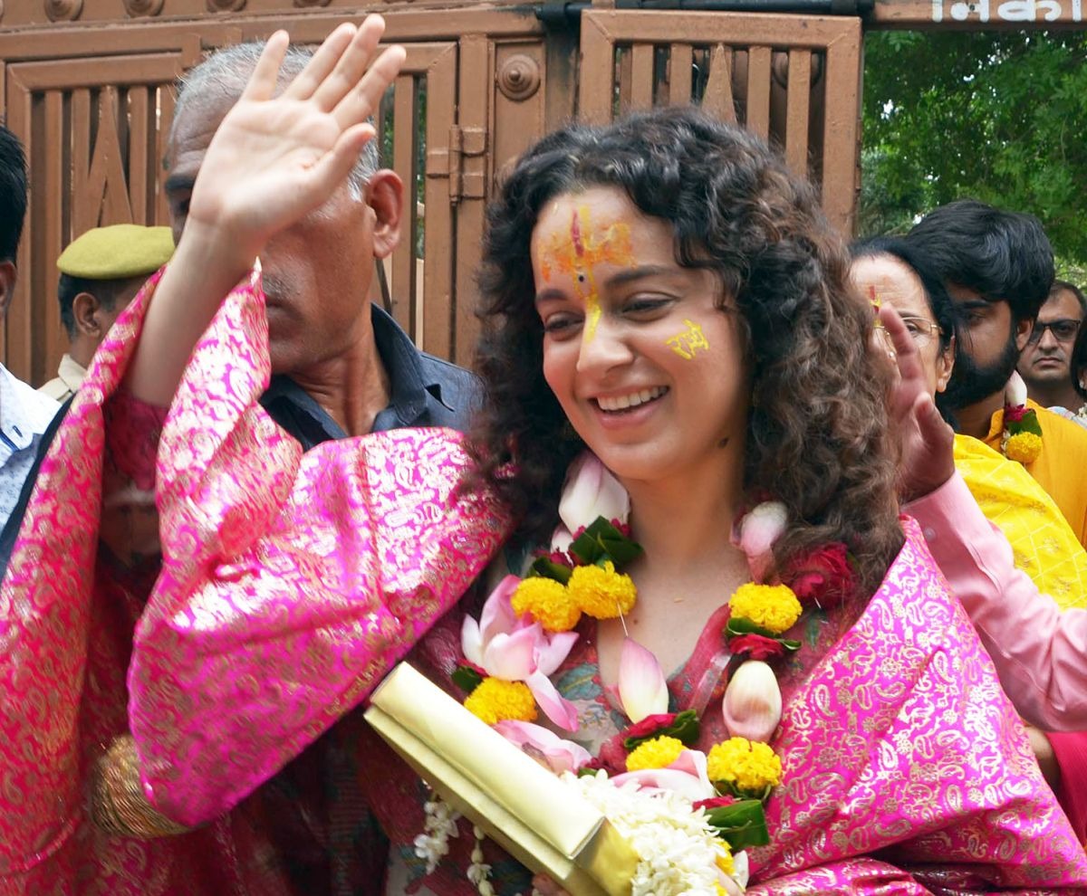 Kangana Ranaut Answered about Her political entry